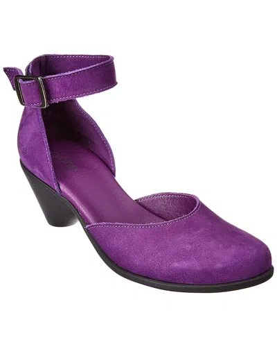 Arche Naokey Leather Pump In Purple
