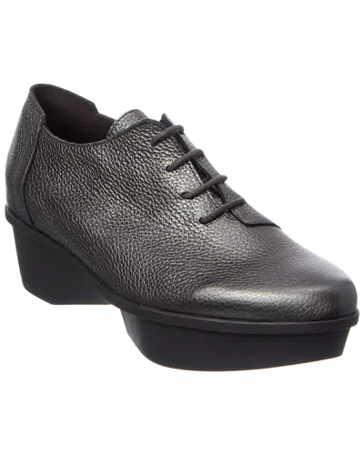 Arche Naorro Leather Oxford In Silver