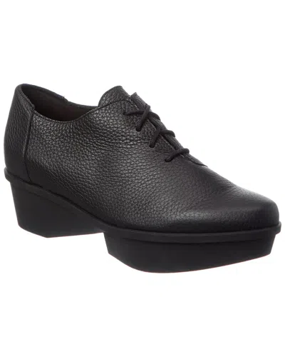 Arche Naorro Leather Platform Sneaker In Black