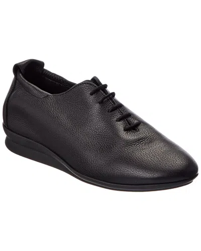 Arche Naskay Leather Sneaker In Black