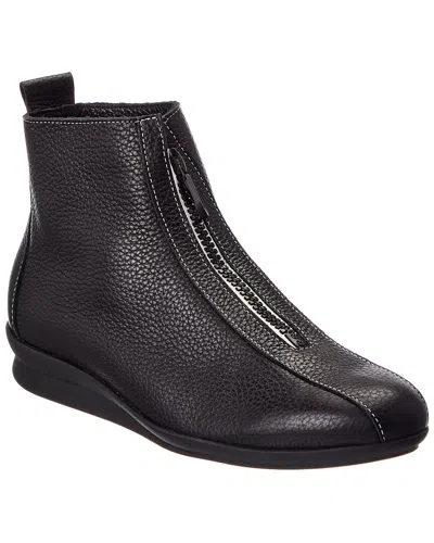 Arche Nasloo Leather Bootie In Black