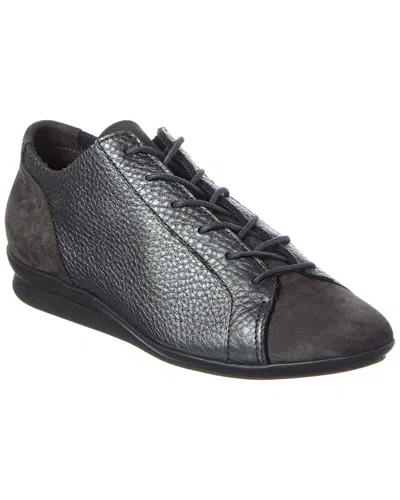 Arche Nasyra Leather Sneaker In Black