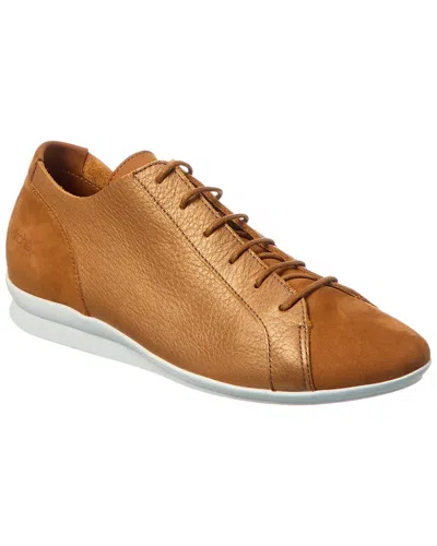 Arche Nasyra Suede & Leather Sneaker In Brown