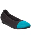 Arche Ninage Leather Flat In Multi