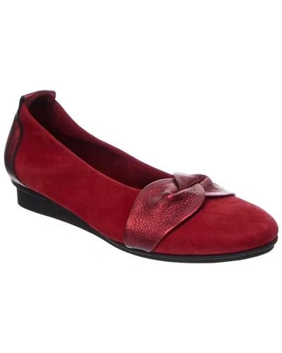 Arche Ninika Nubuck & Shade Opera In Red