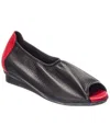 Arche Nirryo Leather Sneaker In Black