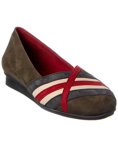Arche Nister Suede Flat In Multi