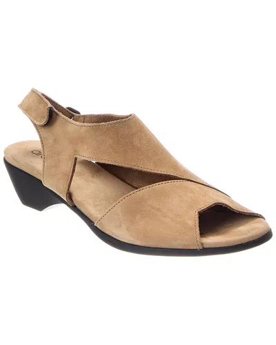 Arche Obeste Leather Sandal In Brown