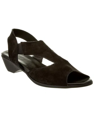 Arche Obey Leather Sandal In Green