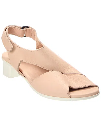 Arche Obibbi Leather Sandal In Brown