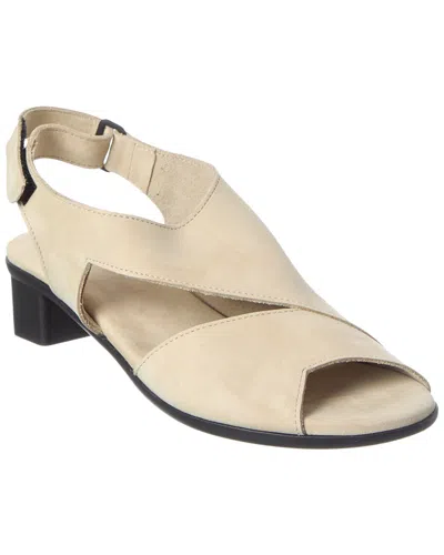 Arche Obibbi Leather Sandal In Neutral
