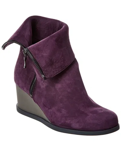 Arche Okolaa Leather Bootie In Purple