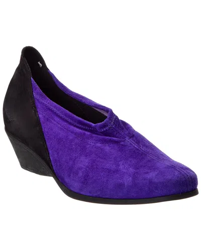 Arche Ola Suede Slip-on In Purple