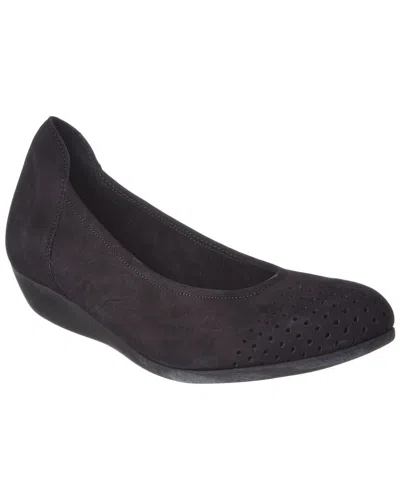 Arche Onara Leather Flat In Brown