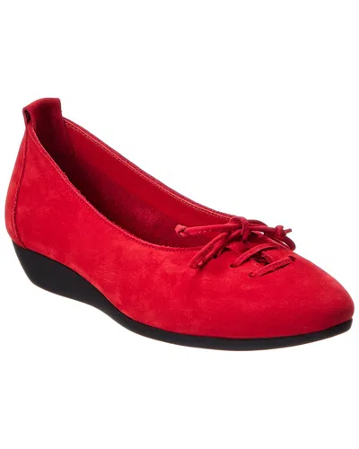 Arche Onykim Leather Pump In Red
