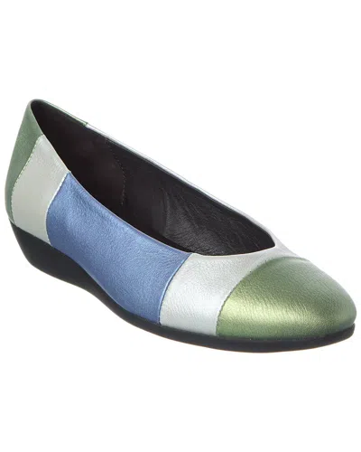 Arche Onyoko Leather Flat In Multi