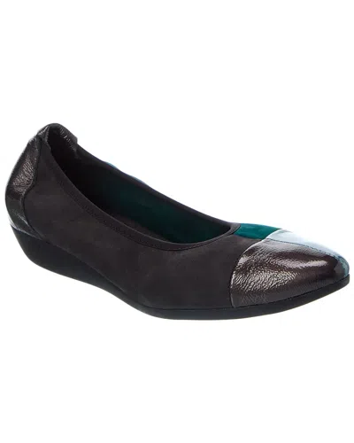 Arche Onyqua Leather Flat In Brown