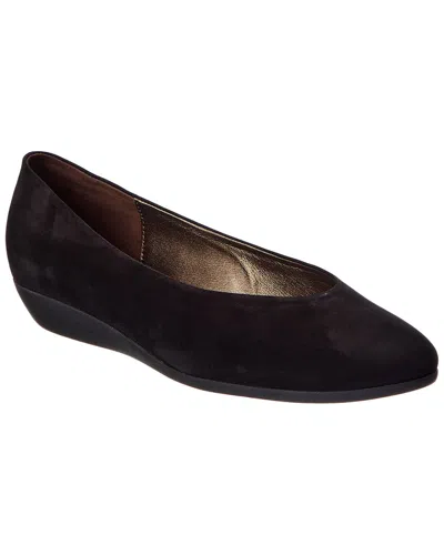 Arche Onyri Leather Flat In Black