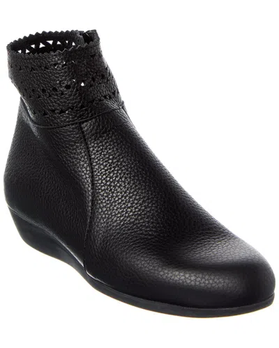 Arche Onywel Leather Bootie In Black