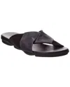 Arche Palaas Leather Flat In Blue