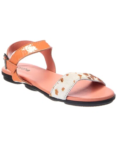 Arche Palwo Leather Sandal In Orange