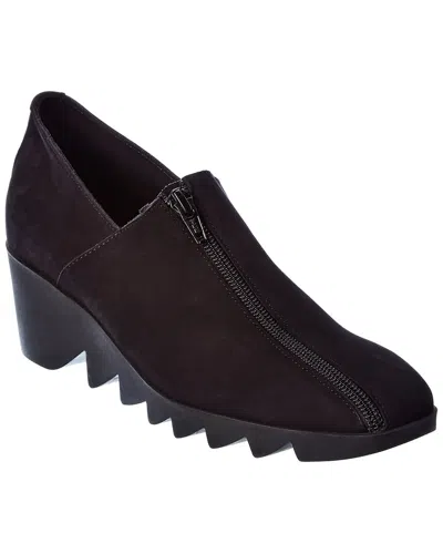 Arche Patcha Suede Wedge In Black