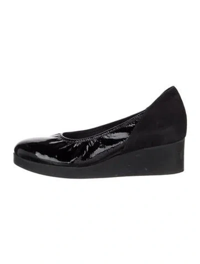 Pre-owned Arche Patent Leather Ballet Flats In Blue