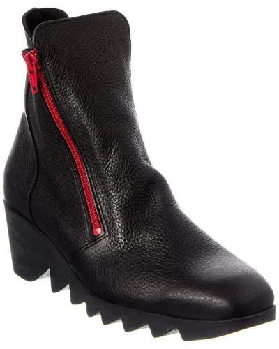 Arche Pattiz Leather Bootie In Black