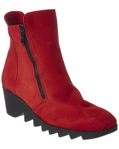 Arche Pattiz Leather Bootie In Red