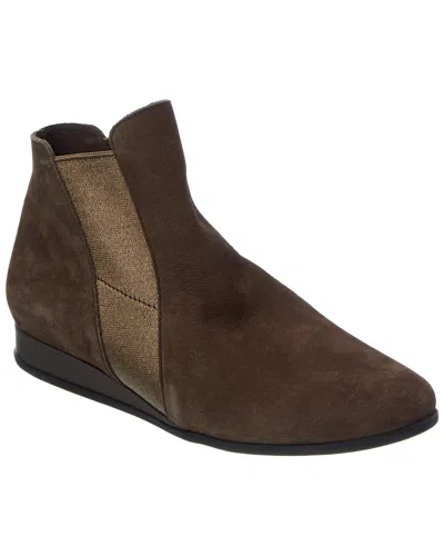 Arche Piaana Suede Bootie In Brown