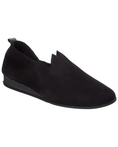 Arche Piako Leather Flat In Black