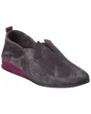 Arche Piaoko Leather Flat In Gray