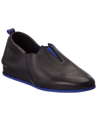 Arche Piaoko Leather Slip-on In Black