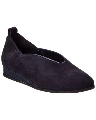 Arche Piassy Leather Slip-on Sneaker In Black