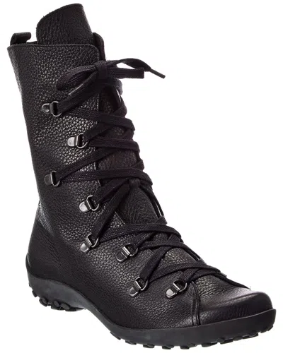 Arche Pulack Leather Boot In Black