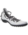 Arche Pulkaz Leather Flat In Gray