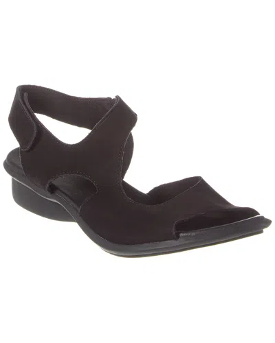 Arche Sakari Leather Sandal In Black