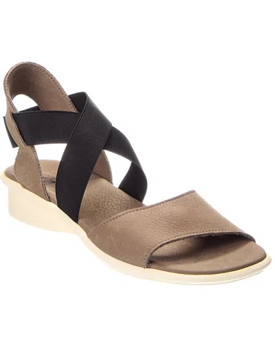 Arche Satia Leather Sandal In Neutral