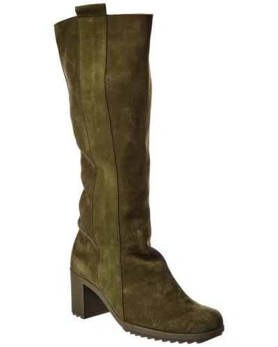 Arche Sheley Leather Boot In Green