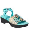 Arche Sitam Leather Sneaker In Blue