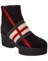 Arche Six007 Suede Platform Boot In Black