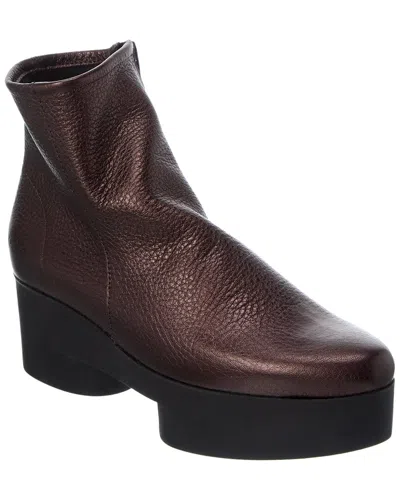 Arche Sixizz Leather Platform Bootie In Multi