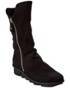 Arche Skater Leather Boot In Black