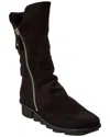 Arche Skater Leather Boot In Black