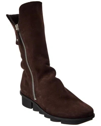 Arche Skater Leather Boot In Brown