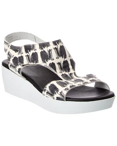 Arche Socqui Leather Sandal In White