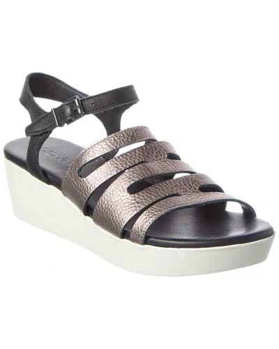 Arche Socsha Leather Sandal In Ottona/noir