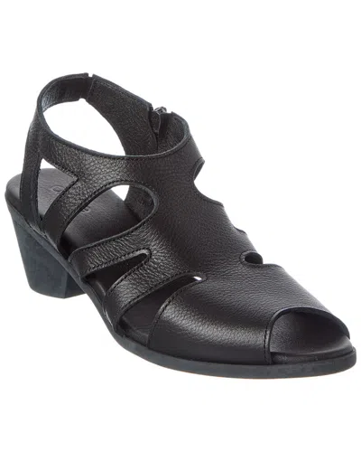 Arche Sorako Leather Sandal In Black