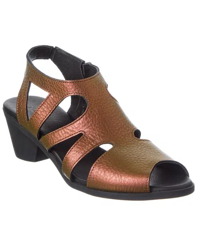 Arche Sorako Leather Sandal In Brown