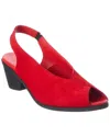 Arche Soraly Leather Sandal In Red
